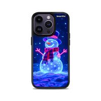 Thumbnail for Christmas Neon Snowman - iPhone 14 Pro θήκη