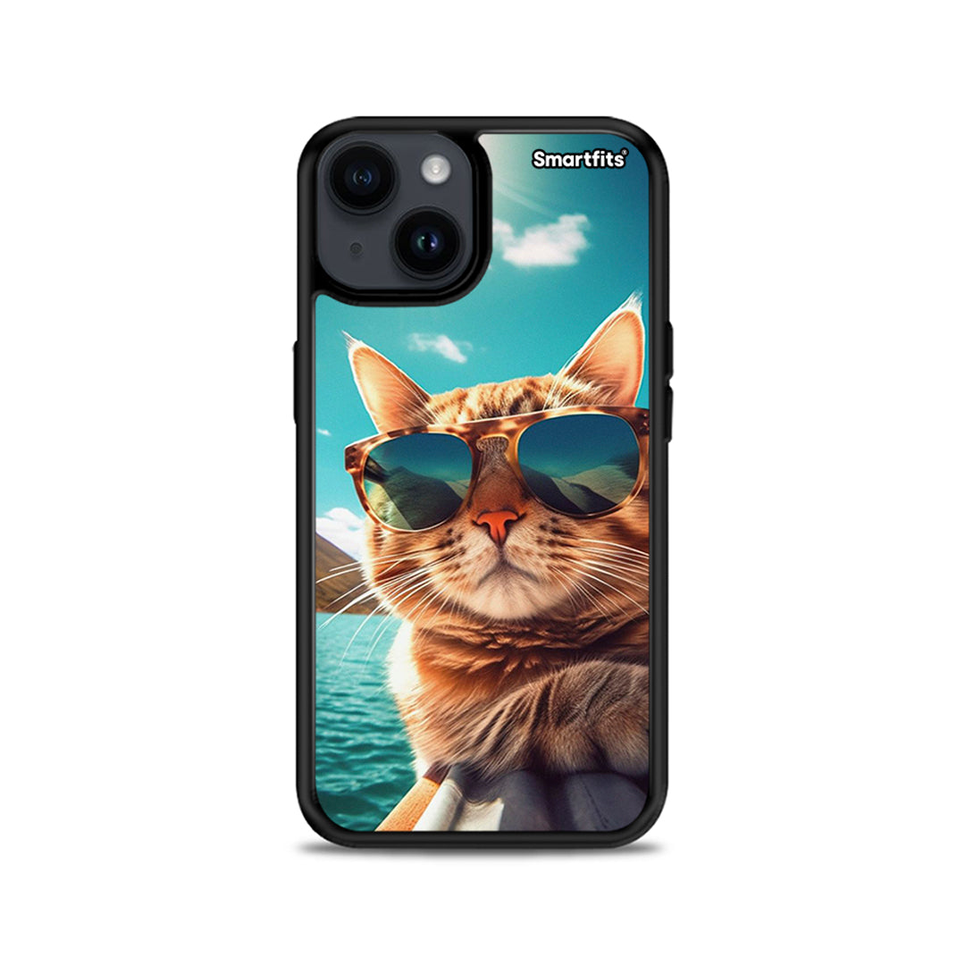 Summer Cat - iPhone 15 Plus case