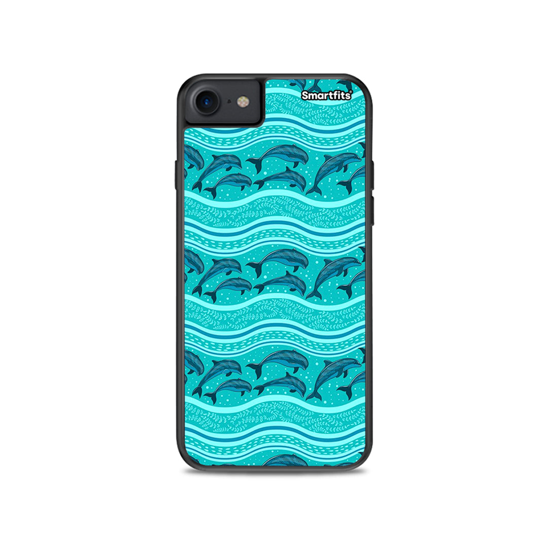 Swimming Dolphins - iPhone 7 /8 / SE 2020 case