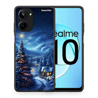 Thumbnail for Θήκη Realme 10 Christmas Scenery από τη Smartfits με σχέδιο στο πίσω μέρος και μαύρο περίβλημα | Realme 10 Christmas Scenery Case with Colorful Back and Black Bezels