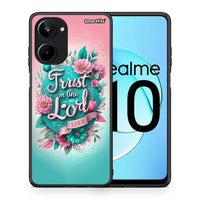 Thumbnail for Θήκη Realme 10 Lord Trust από τη Smartfits με σχέδιο στο πίσω μέρος και μαύρο περίβλημα | Realme 10 Lord Trust Case with Colorful Back and Black Bezels