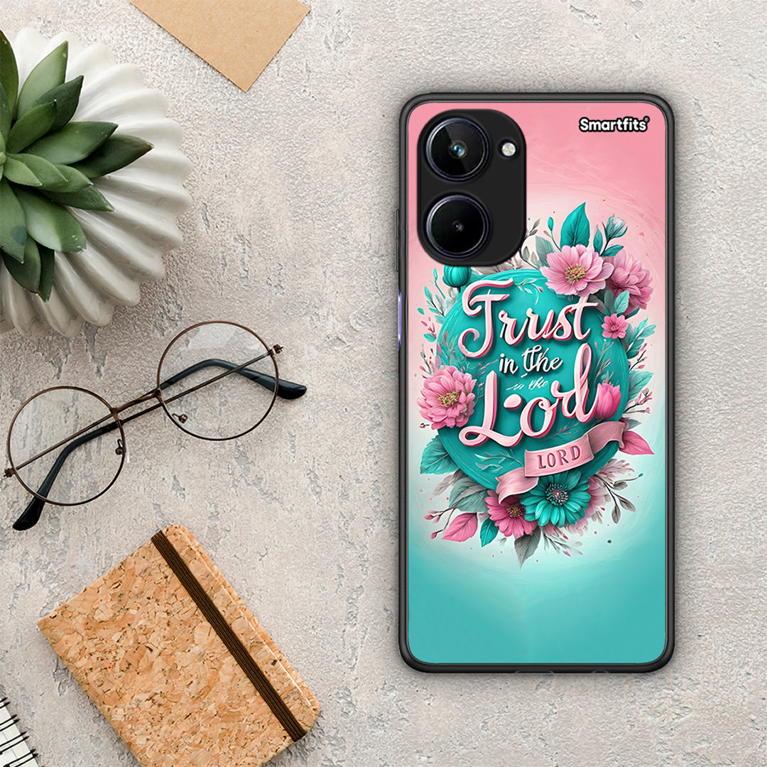 Θήκη Realme 10 Lord Trust από τη Smartfits με σχέδιο στο πίσω μέρος και μαύρο περίβλημα | Realme 10 Lord Trust Case with Colorful Back and Black Bezels