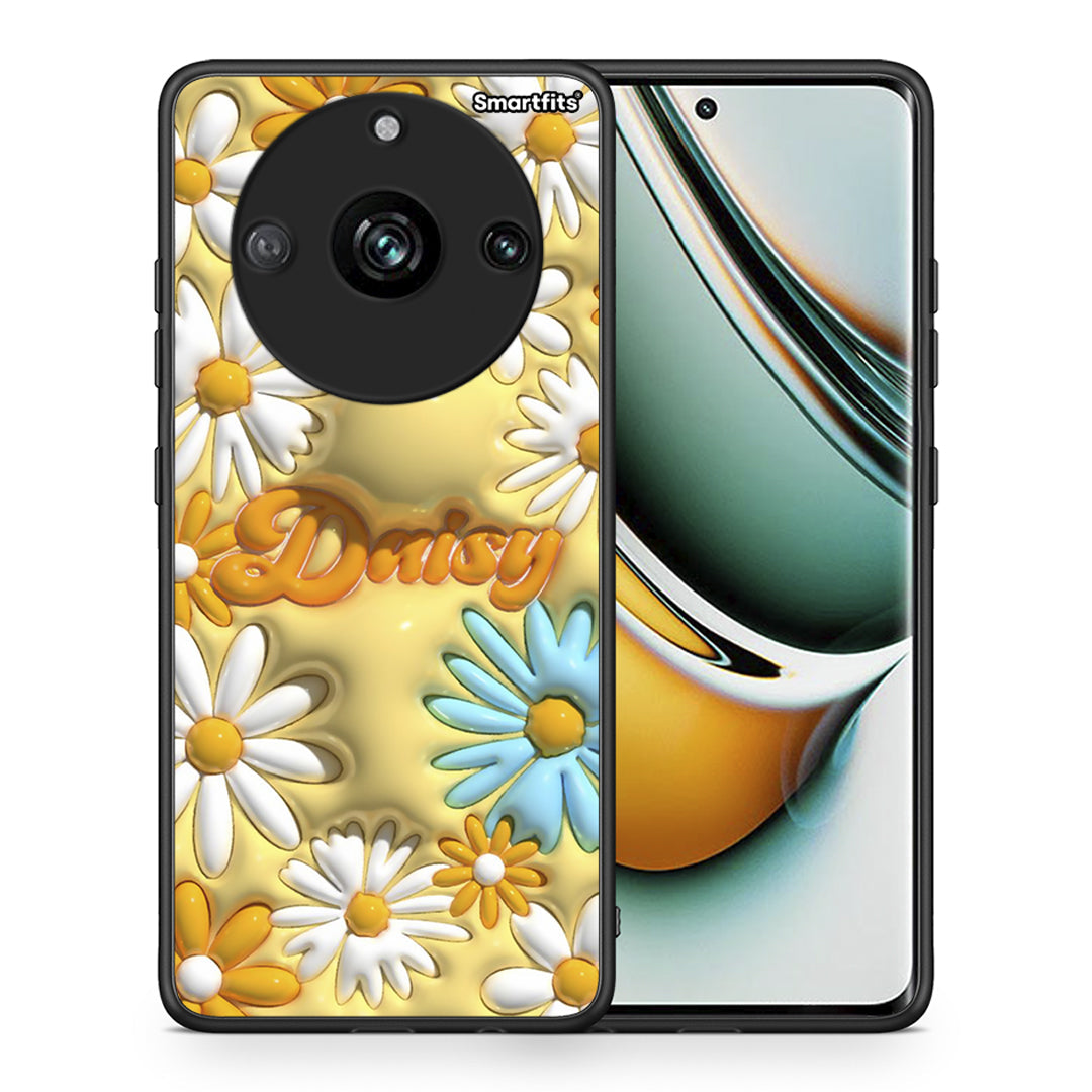 Θήκη Realme 11 Pro Bubble Daisies από τη Smartfits με σχέδιο στο πίσω μέρος και μαύρο περίβλημα | Realme 11 Pro Bubble Daisies case with colorful back and black bezels