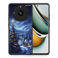 Thumbnail for Θήκη Realme 11 Pro Christmas Scenery από τη Smartfits με σχέδιο στο πίσω μέρος και μαύρο περίβλημα | Realme 11 Pro Christmas Scenery case with colorful back and black bezels