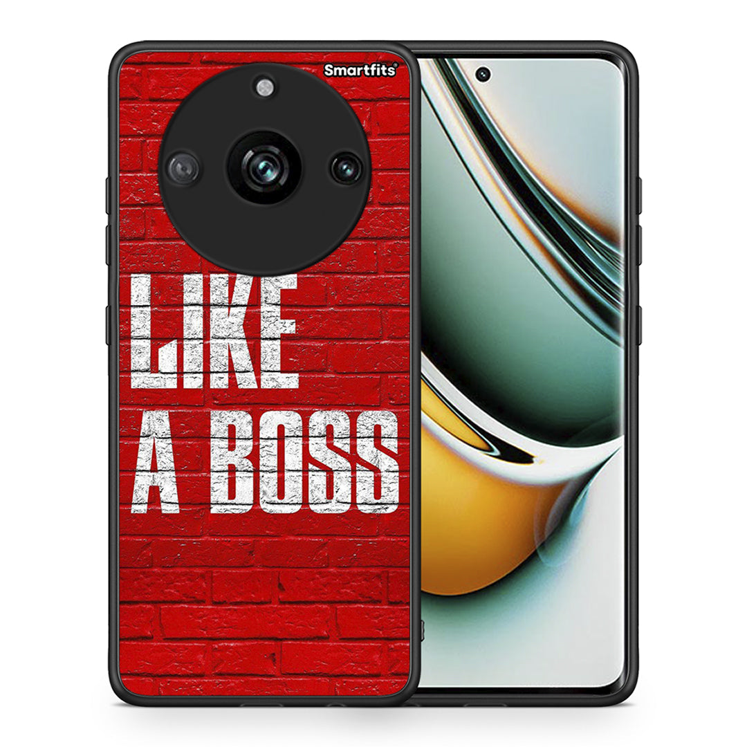 Θήκη Realme 11 Pro Like A Boss από τη Smartfits με σχέδιο στο πίσω μέρος και μαύρο περίβλημα | Realme 11 Pro Like A Boss case with colorful back and black bezels