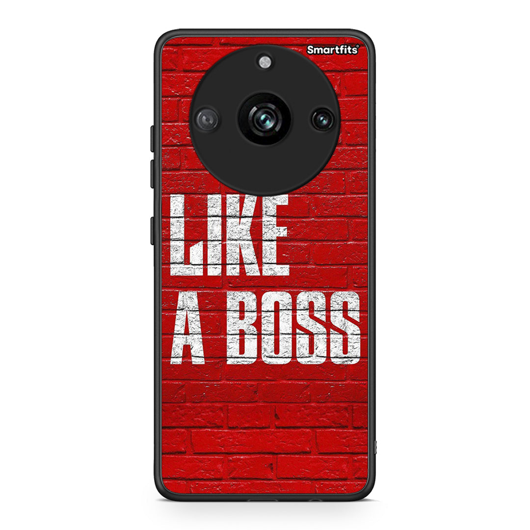 Realme 11 Pro+ Like A Boss θήκη από τη Smartfits με σχέδιο στο πίσω μέρος και μαύρο περίβλημα | Smartphone case with colorful back and black bezels by Smartfits