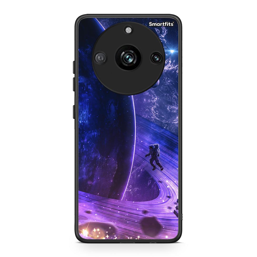 Realme 11 Pro+ Lost Astronaut θήκη από τη Smartfits με σχέδιο στο πίσω μέρος και μαύρο περίβλημα | Smartphone case with colorful back and black bezels by Smartfits