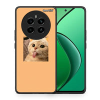 Thumbnail for Θήκη Realme 12 4G / 12+ / 13 4G Cat Tongue από τη Smartfits με σχέδιο στο πίσω μέρος και μαύρο περίβλημα | Realme 12 4G / 12+ / 13 4G Cat Tongue case with colorful back and black bezels