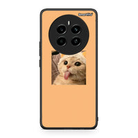 Thumbnail for Realme 12 4G / 12+ / 13 4G Cat Tongue θήκη από τη Smartfits με σχέδιο στο πίσω μέρος και μαύρο περίβλημα | Smartphone case with colorful back and black bezels by Smartfits