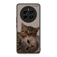 Thumbnail for Realme 12 4G / 12+ / 13 4G Cats In Love Θήκη από τη Smartfits με σχέδιο στο πίσω μέρος και μαύρο περίβλημα | Smartphone case with colorful back and black bezels by Smartfits