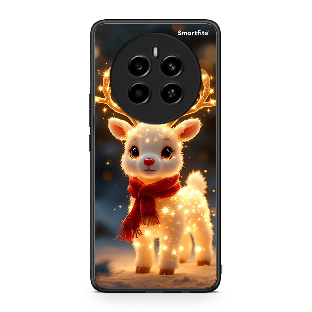 Realme 12 4G / 12+ / 13 4G Christmas Cutie θήκη από τη Smartfits με σχέδιο στο πίσω μέρος και μαύρο περίβλημα | Smartphone case with colorful back and black bezels by Smartfits