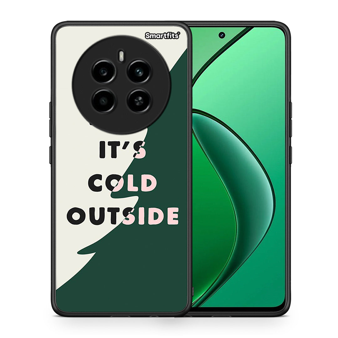 Θήκη Realme 12 4G / 12+ / 13 4G Cold Outside από τη Smartfits με σχέδιο στο πίσω μέρος και μαύρο περίβλημα | Realme 12 4G / 12+ / 13 4G Cold Outside case with colorful back and black bezels