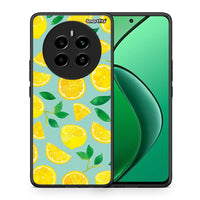 Thumbnail for Θήκη Realme 12 4G / 12+ / 13 4G Lemons από τη Smartfits με σχέδιο στο πίσω μέρος και μαύρο περίβλημα | Realme 12 4G / 12+ / 13 4G Lemons case with colorful back and black bezels