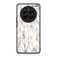 Thumbnail for 44 - Realme 12 4G / 12+ / 13 4G Gold Geometric Marble case, cover, bumper