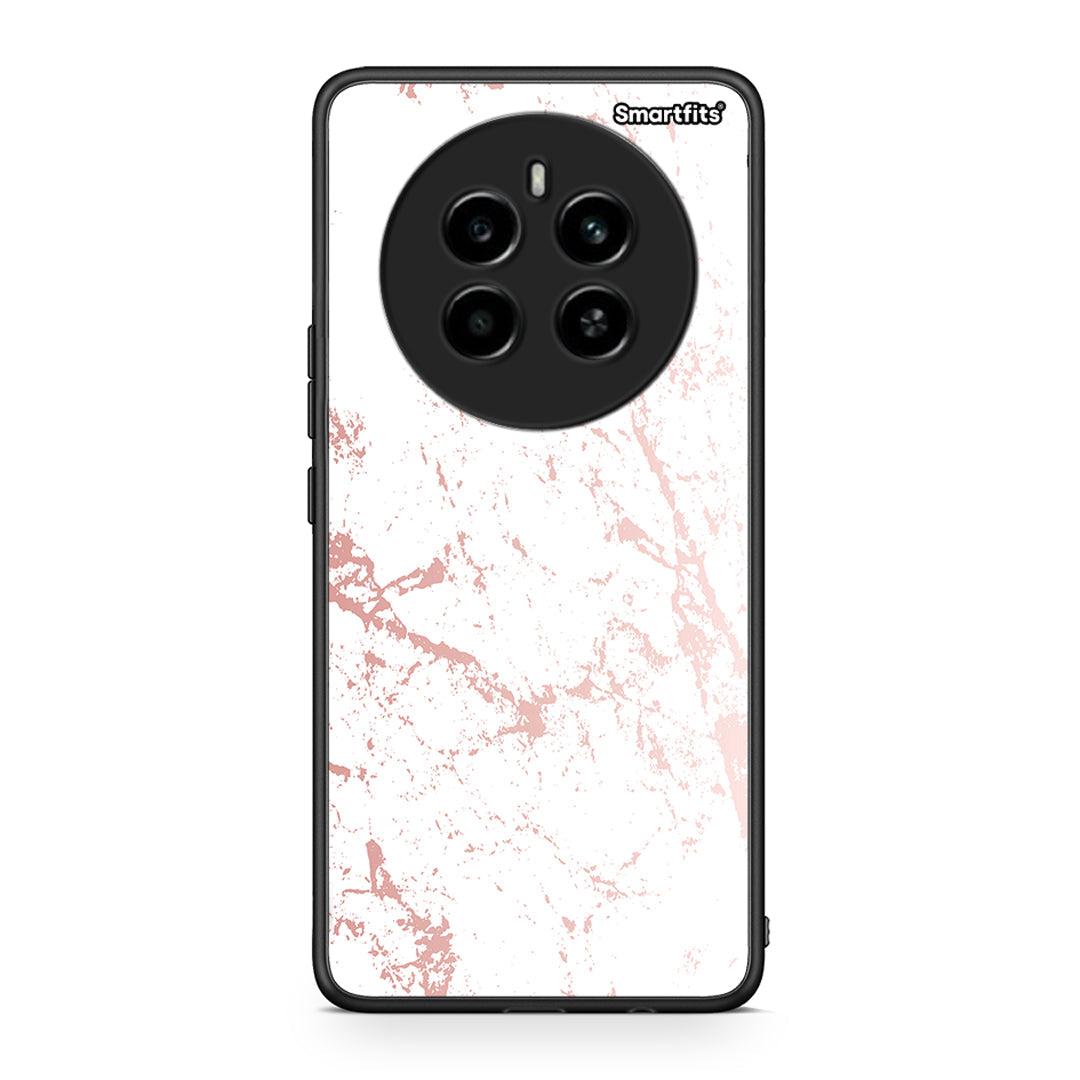 116 - Realme 12 4G / 12+ / 13 4G Pink Splash Marble case, cover, bumper