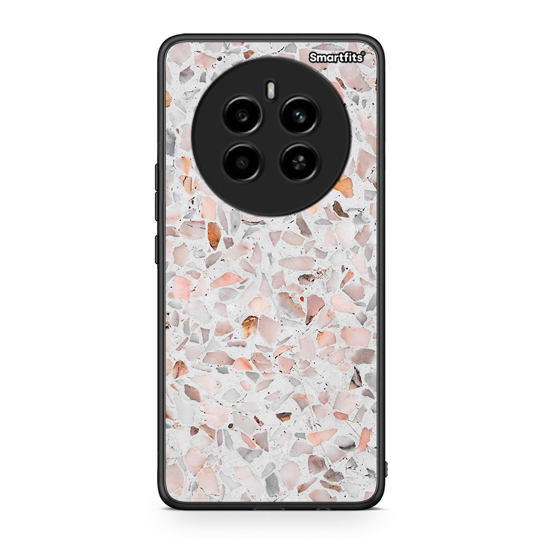 Realme 12 4G / 12+ / 13 4G Marble Terrazzo θήκη από τη Smartfits με σχέδιο στο πίσω μέρος και μαύρο περίβλημα | Smartphone case with colorful back and black bezels by Smartfits