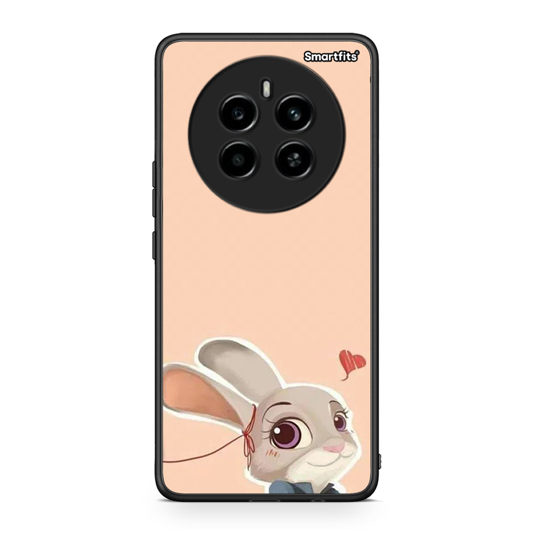 Realme 12 4G / 12+ / 13 4G Nick Wilde And Judy Hopps Love 2 θήκη από τη Smartfits με σχέδιο στο πίσω μέρος και μαύρο περίβλημα | Smartphone case with colorful back and black bezels by Smartfits