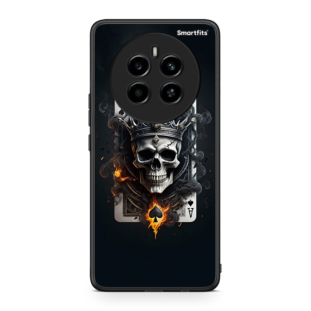 Realme 12 4G / 12+ / 13 4G Skull King Ace θήκη από τη Smartfits με σχέδιο στο πίσω μέρος και μαύρο περίβλημα | Smartphone case with colorful back and black bezels by Smartfits