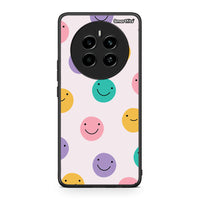 Thumbnail for Realme 12 4G / 12+ / 13 4G Smiley Faces θήκη από τη Smartfits με σχέδιο στο πίσω μέρος και μαύρο περίβλημα | Smartphone case with colorful back and black bezels by Smartfits