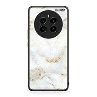 Thumbnail for Realme 12 4G / 12+ / 13 4G White Gold Marble θήκη από τη Smartfits με σχέδιο στο πίσω μέρος και μαύρο περίβλημα | Smartphone case with colorful back and black bezels by Smartfits