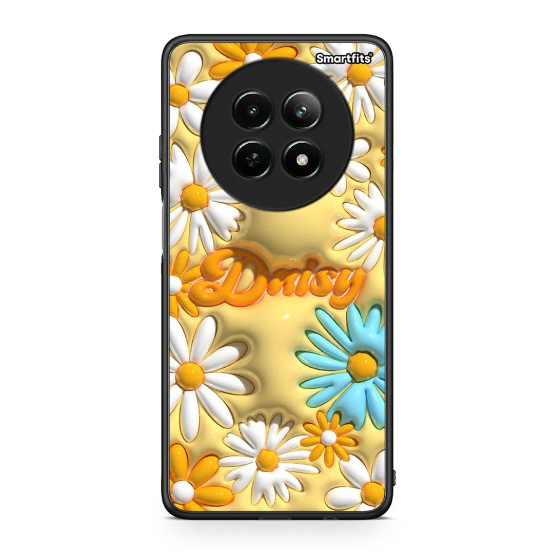 Realme 12 5G Bubble Daisies θήκη από τη Smartfits με σχέδιο στο πίσω μέρος και μαύρο περίβλημα | Smartphone case with colorful back and black bezels by Smartfits