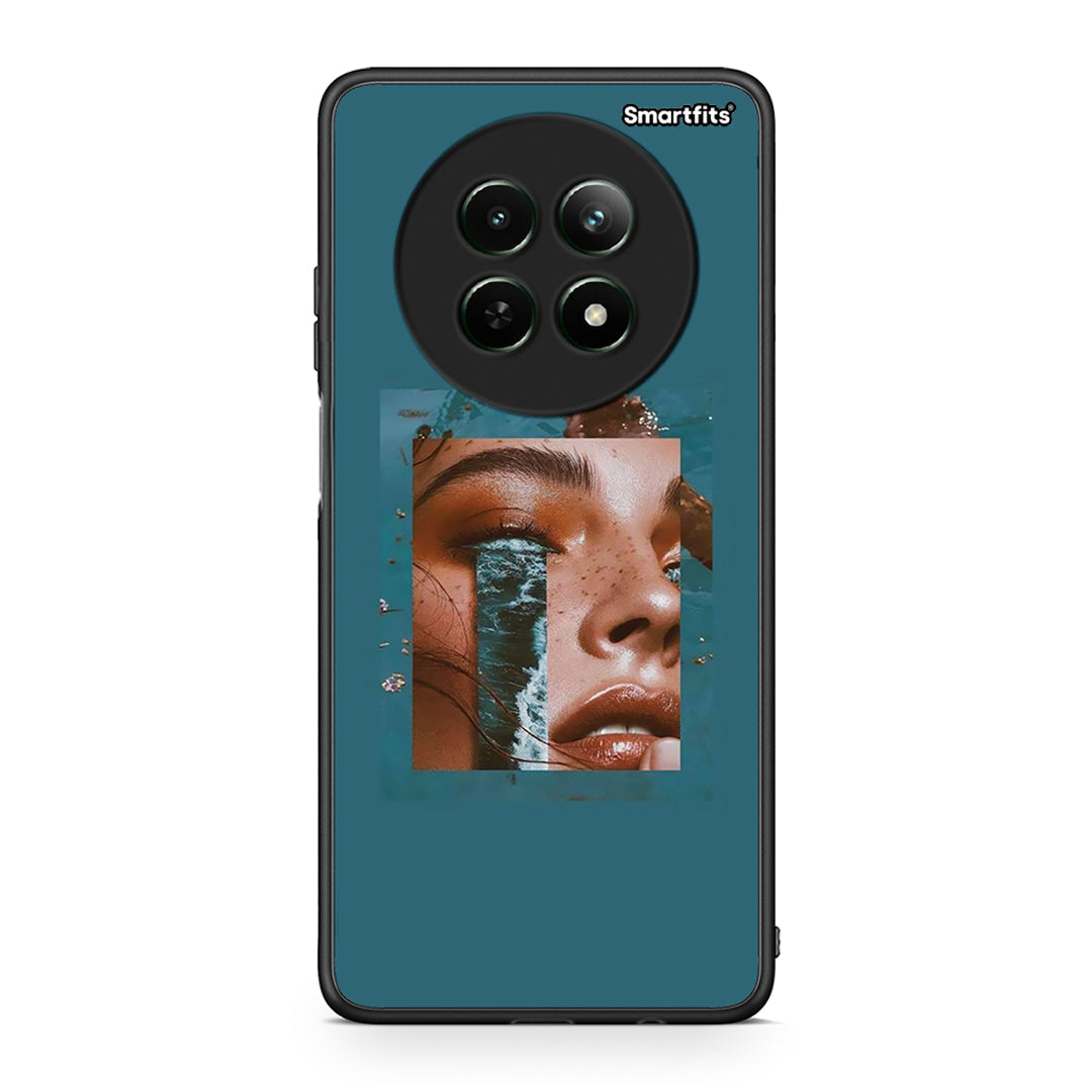 Realme 12 5G Cry An Ocean θήκη από τη Smartfits με σχέδιο στο πίσω μέρος και μαύρο περίβλημα | Smartphone case with colorful back and black bezels by Smartfits