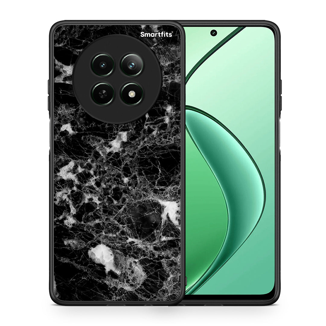 Θήκη Realme 12 5G Male Marble από τη Smartfits με σχέδιο στο πίσω μέρος και μαύρο περίβλημα | Realme 12 5G Male Marble case with colorful back and black bezels