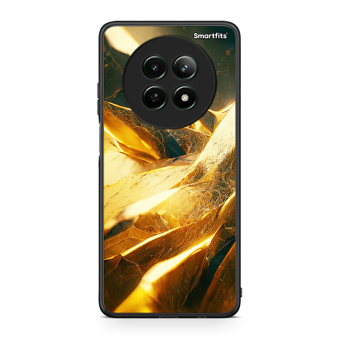 Realme 12 5G Real Gold θήκη από τη Smartfits με σχέδιο στο πίσω μέρος και μαύρο περίβλημα | Smartphone case with colorful back and black bezels by Smartfits