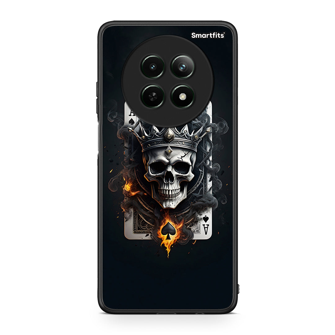 Realme 12 5G Skull King Ace θήκη από τη Smartfits με σχέδιο στο πίσω μέρος και μαύρο περίβλημα | Smartphone case with colorful back and black bezels by Smartfits