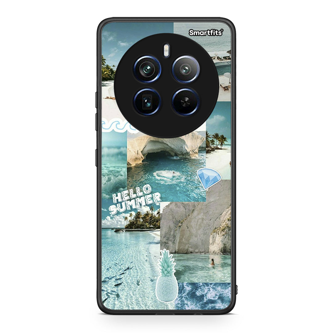 Realme 12 Pro 5G / 12 Pro+ Aesthetic Summer Θήκη από τη Smartfits με σχέδιο στο πίσω μέρος και μαύρο περίβλημα | Smartphone case with colorful back and black bezels by Smartfits