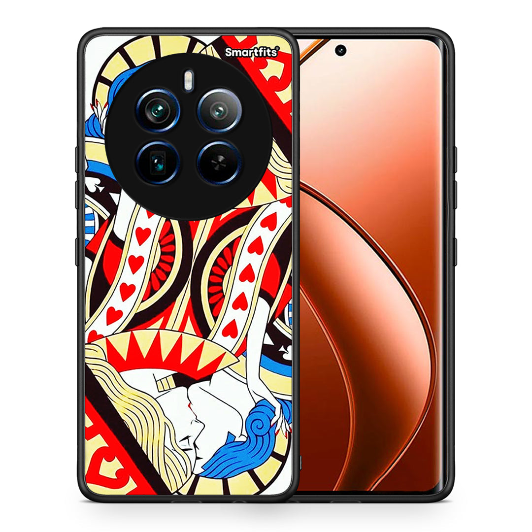 Θήκη Realme 12 Pro 5G / 12 Pro+ Card Love από τη Smartfits με σχέδιο στο πίσω μέρος και μαύρο περίβλημα | Realme 12 Pro 5G / 12 Pro+ Card Love case with colorful back and black bezels