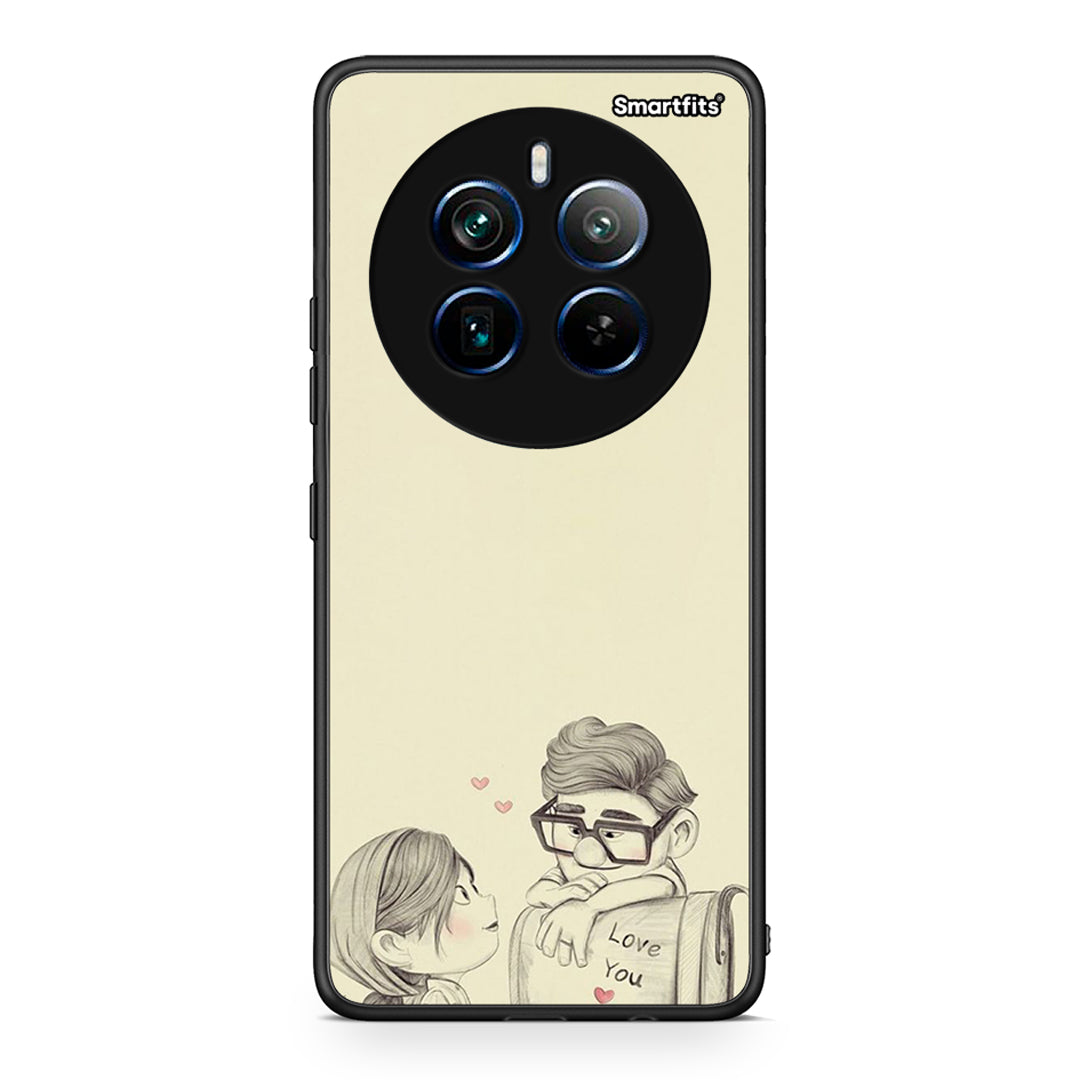 Realme 12 Pro 5G / 12 Pro+ Carl And Ellie θήκη από τη Smartfits με σχέδιο στο πίσω μέρος και μαύρο περίβλημα | Smartphone case with colorful back and black bezels by Smartfits