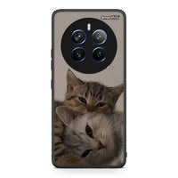 Thumbnail for Realme 12 Pro 5G / 12 Pro+ Cats In Love Θήκη από τη Smartfits με σχέδιο στο πίσω μέρος και μαύρο περίβλημα | Smartphone case with colorful back and black bezels by Smartfits