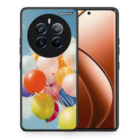Thumbnail for Θήκη Realme 12 Pro 5G / 12 Pro+ Colorful Balloons από τη Smartfits με σχέδιο στο πίσω μέρος και μαύρο περίβλημα | Realme 12 Pro 5G / 12 Pro+ Colorful Balloons case with colorful back and black bezels