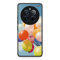 Thumbnail for Realme 12 Pro 5G / 12 Pro+ Colorful Balloons θήκη από τη Smartfits με σχέδιο στο πίσω μέρος και μαύρο περίβλημα | Smartphone case with colorful back and black bezels by Smartfits