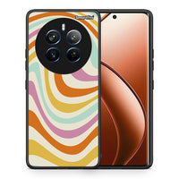 Thumbnail for Θήκη Realme 12 Pro 5G / 12 Pro+ Colourful Waves από τη Smartfits με σχέδιο στο πίσω μέρος και μαύρο περίβλημα | Realme 12 Pro 5G / 12 Pro+ Colourful Waves case with colorful back and black bezels
