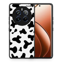 Thumbnail for Θήκη Realme 12 Pro 5G / 12 Pro+ Cow Print από τη Smartfits με σχέδιο στο πίσω μέρος και μαύρο περίβλημα | Realme 12 Pro 5G / 12 Pro+ Cow Print case with colorful back and black bezels