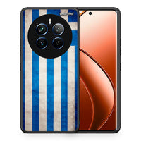 Thumbnail for Θήκη Realme 12 Pro 5G / 12 Pro+ Greek Flag από τη Smartfits με σχέδιο στο πίσω μέρος και μαύρο περίβλημα | Realme 12 Pro 5G / 12 Pro+ Greek Flag case with colorful back and black bezels
