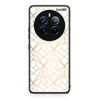 Thumbnail for 111 - Realme 12 Pro 5G / 12 Pro+ Luxury White Geometric case, cover, bumper