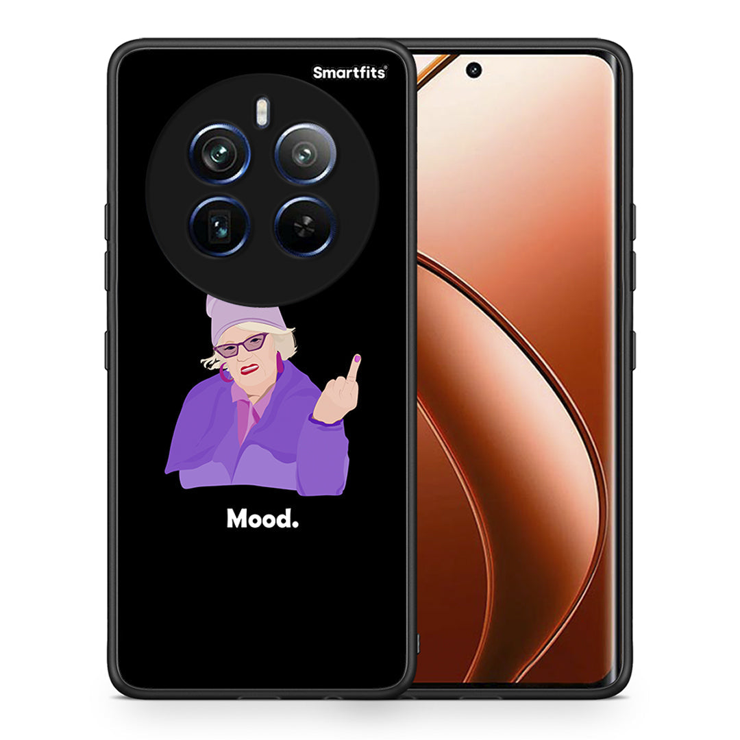 Θήκη Realme 12 Pro 5G / 12 Pro+ Grandma Mood Black από τη Smartfits με σχέδιο στο πίσω μέρος και μαύρο περίβλημα | Realme 12 Pro 5G / 12 Pro+ Grandma Mood Black case with colorful back and black bezels