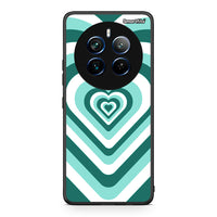 Thumbnail for Realme 12 Pro 5G / 12 Pro+ Green Hearts θήκη από τη Smartfits με σχέδιο στο πίσω μέρος και μαύρο περίβλημα | Smartphone case with colorful back and black bezels by Smartfits