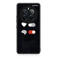 Thumbnail for Realme 12 Pro 5G / 12 Pro+ Heart Vs Brain Θήκη Αγίου Βαλεντίνου από τη Smartfits με σχέδιο στο πίσω μέρος και μαύρο περίβλημα | Smartphone case with colorful back and black bezels by Smartfits