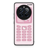 Thumbnail for Realme 12 Pro 5G / 12 Pro+ Hello Kitten Θήκη Αγίου Βαλεντίνου από τη Smartfits με σχέδιο στο πίσω μέρος και μαύρο περίβλημα | Smartphone case with colorful back and black bezels by Smartfits