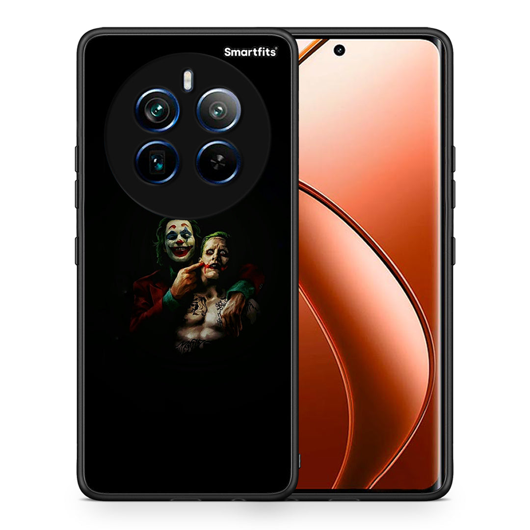Θήκη Realme 12 Pro 5G / 12 Pro+ Clown Hero από τη Smartfits με σχέδιο στο πίσω μέρος και μαύρο περίβλημα | Realme 12 Pro 5G / 12 Pro+ Clown Hero case with colorful back and black bezels
