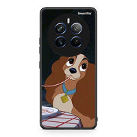 Thumbnail for Realme 12 Pro 5G / 12 Pro+ Lady And Tramp 2 Θήκη Αγίου Βαλεντίνου από τη Smartfits με σχέδιο στο πίσω μέρος και μαύρο περίβλημα | Smartphone case with colorful back and black bezels by Smartfits