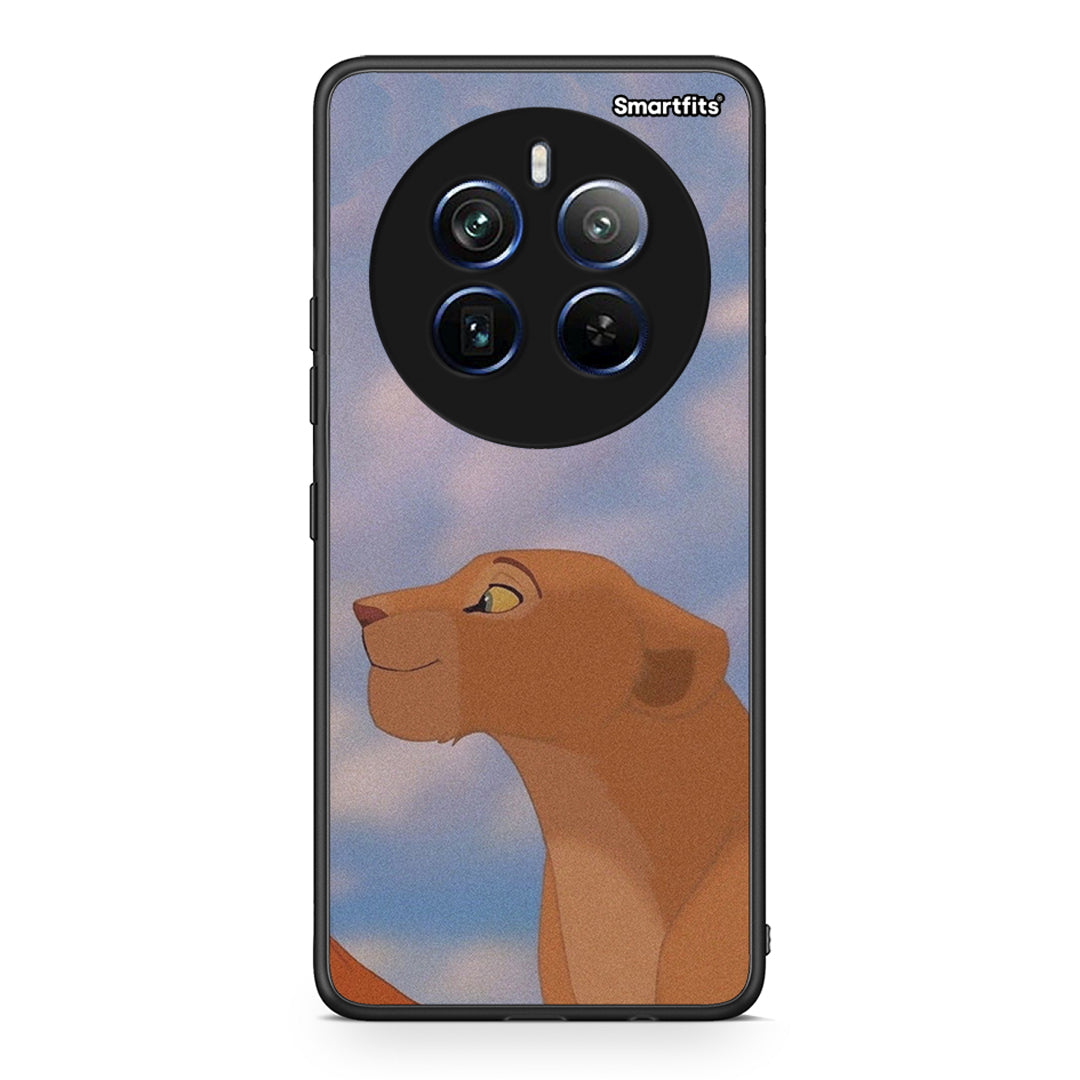 Realme 12 Pro 5G / 12 Pro+ Lion Love 2 Θήκη Αγίου Βαλεντίνου από τη Smartfits με σχέδιο στο πίσω μέρος και μαύρο περίβλημα | Smartphone case with colorful back and black bezels by Smartfits