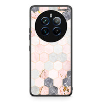 Thumbnail for 4 - Realme 12 Pro 5G / 12 Pro+ Hexagon Pink Marble case, cover, bumper