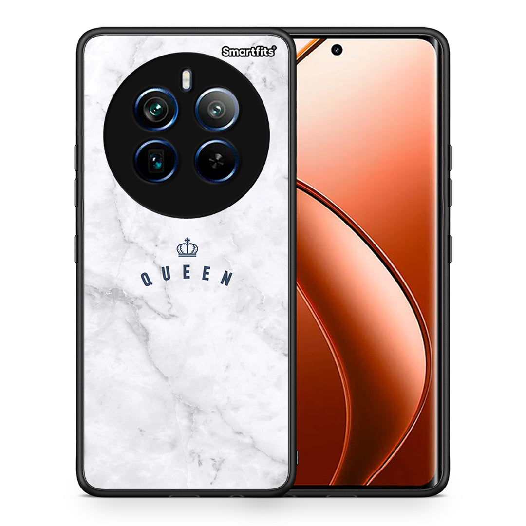 Θήκη Realme 12 Pro 5G / 12 Pro+ Queen Marble από τη Smartfits με σχέδιο στο πίσω μέρος και μαύρο περίβλημα | Realme 12 Pro 5G / 12 Pro+ Queen Marble case with colorful back and black bezels