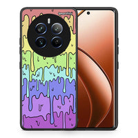 Thumbnail for Θήκη Realme 12 Pro 5G / 12 Pro+ Melting Rainbow από τη Smartfits με σχέδιο στο πίσω μέρος και μαύρο περίβλημα | Realme 12 Pro 5G / 12 Pro+ Melting Rainbow case with colorful back and black bezels