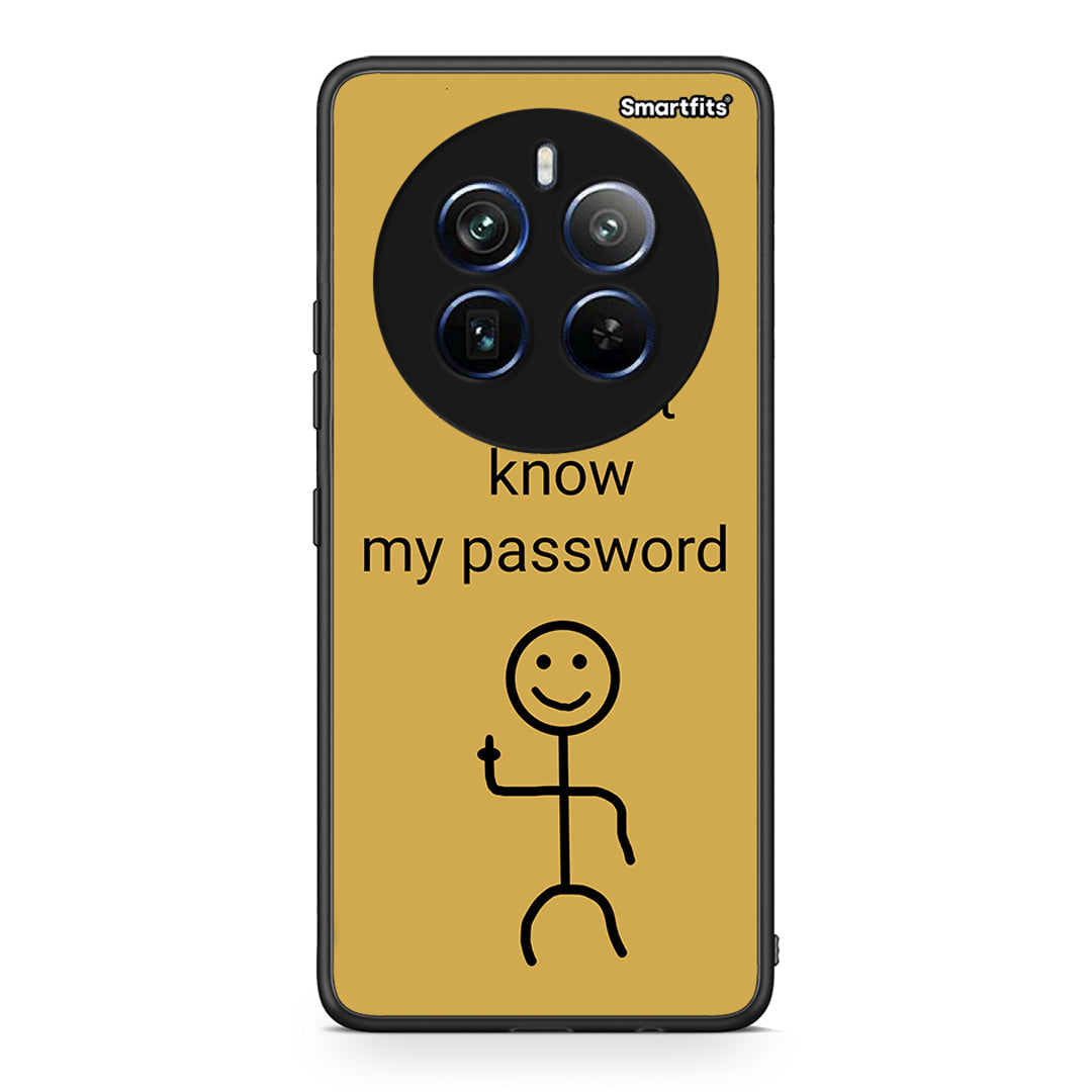 Realme 12 Pro 5G / 12 Pro+ My Password Θήκη από τη Smartfits με σχέδιο στο πίσω μέρος και μαύρο περίβλημα | Smartphone case with colorful back and black bezels by Smartfits